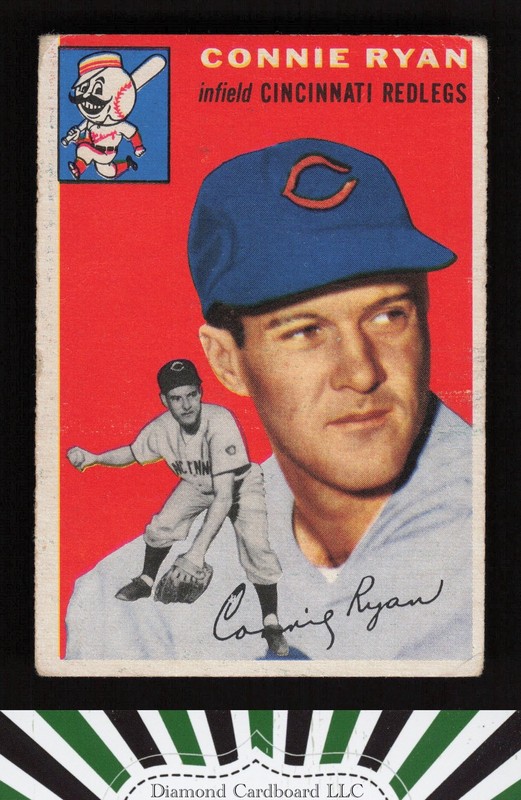 1954 Topps #136 Connie Ryan GD a, front