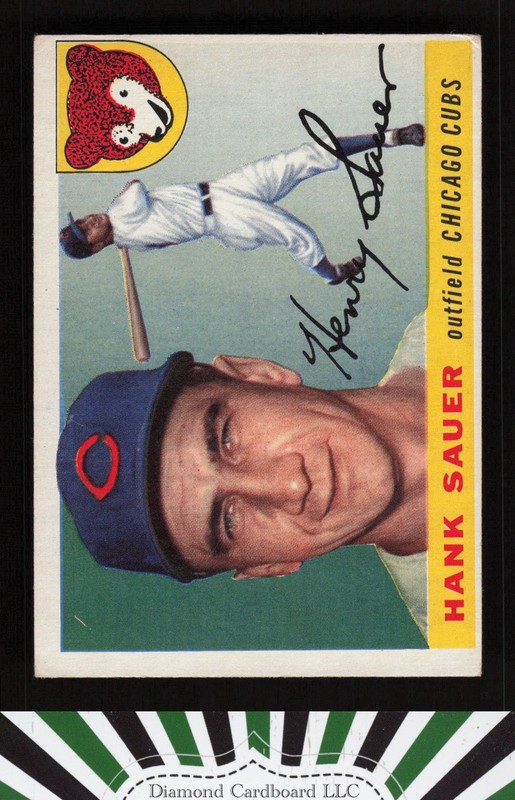 1955 Topps #45 Hank Sauer VGEX k, front