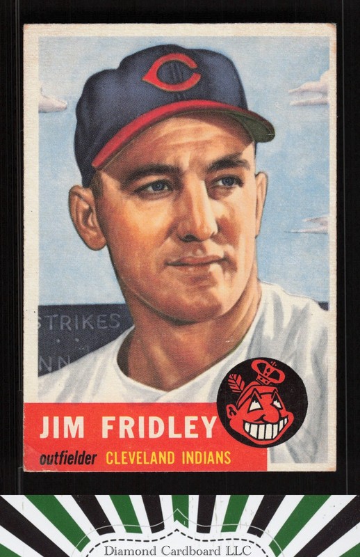 1953 Topps #187 Jim Fridley PR a, front