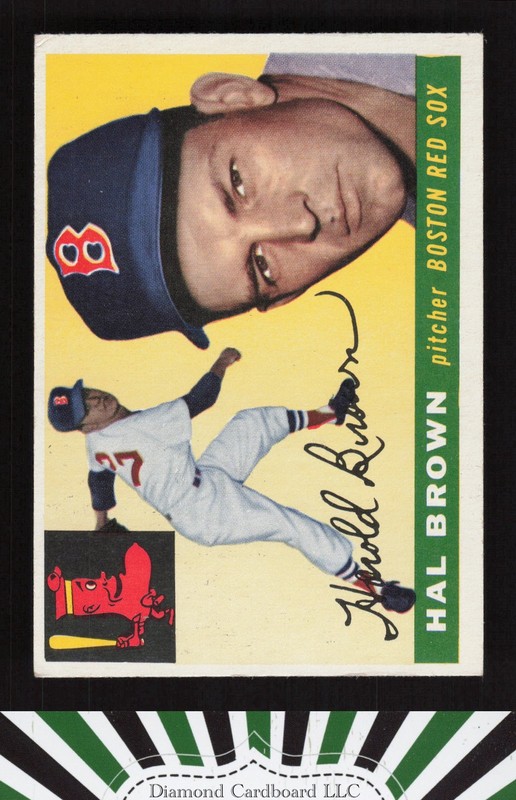 1955 Topps #148 Hal Brown VGEX e, front