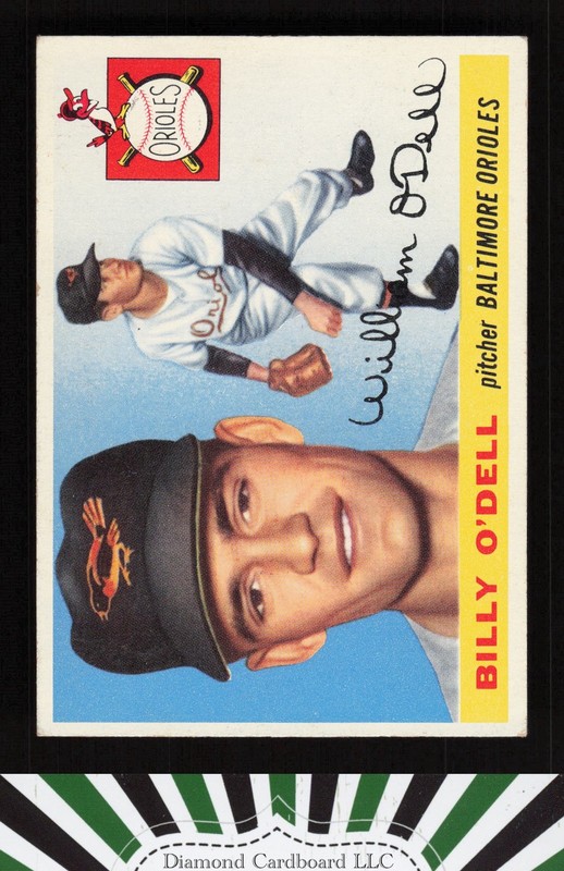 1955 Topps #57 Billy O'Dell VGEX h, front