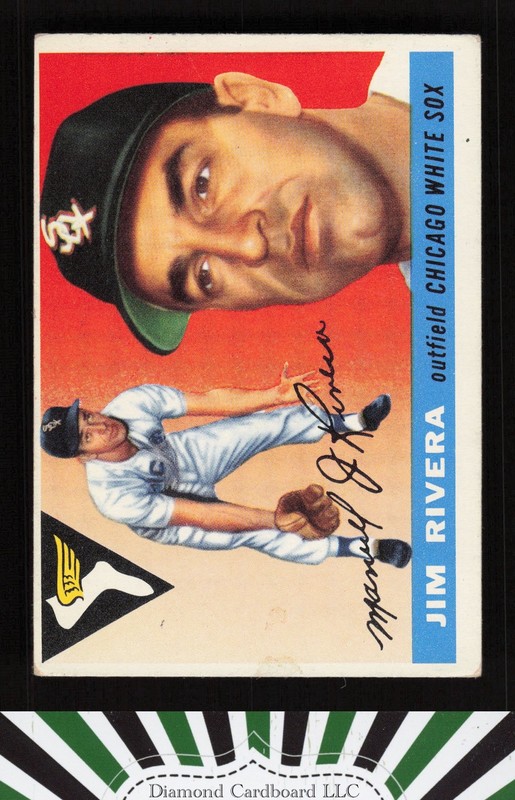 1955 Topps #58 Jim Rivera VGEX q, front