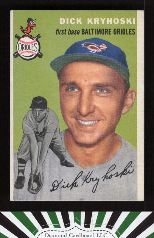 1954 Topps #150 Dick Kryhoski VGEX [SHATP AS NM k, front