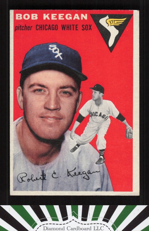 1954 Topps #100 Bob Keegan VG h, front