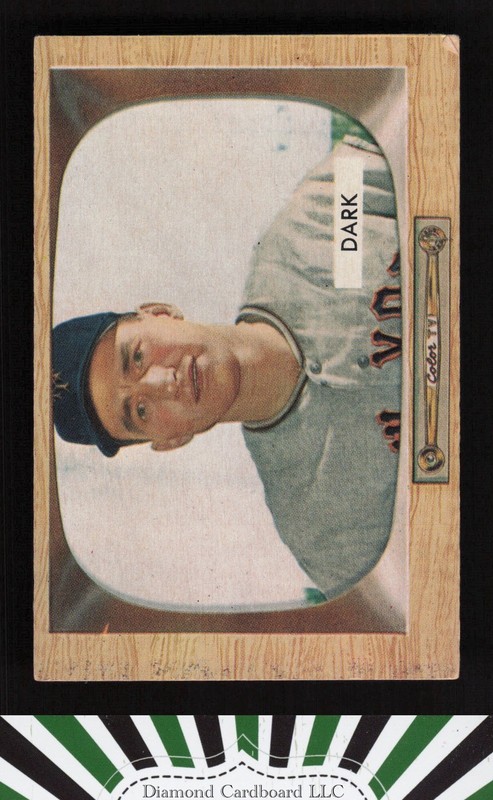 1955 Bowman #2 Al Dark VG+, front
