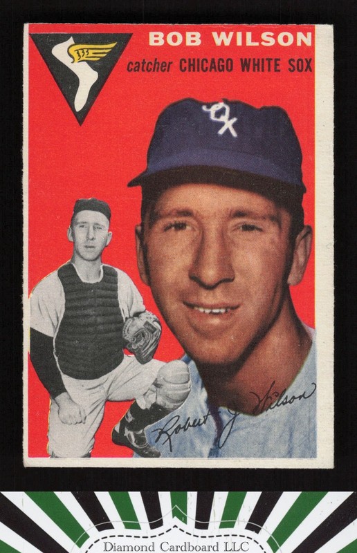 1954 Topps #58 Bob Wilson VGEX g, front