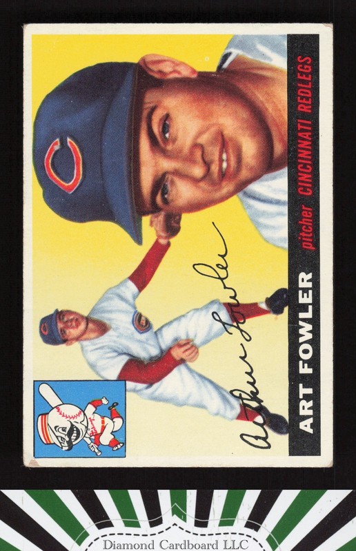 1955 Topps #3 Art Fowler VG i, front