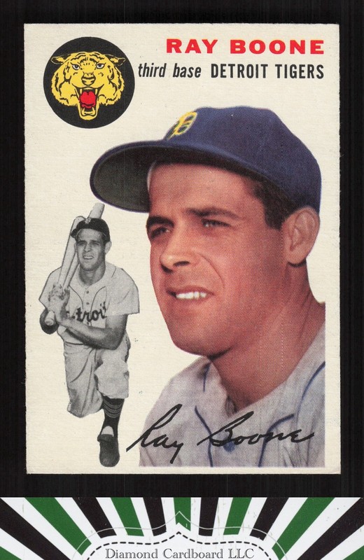 1954 Topps #77 Ray Boone VGEX+ k, front
