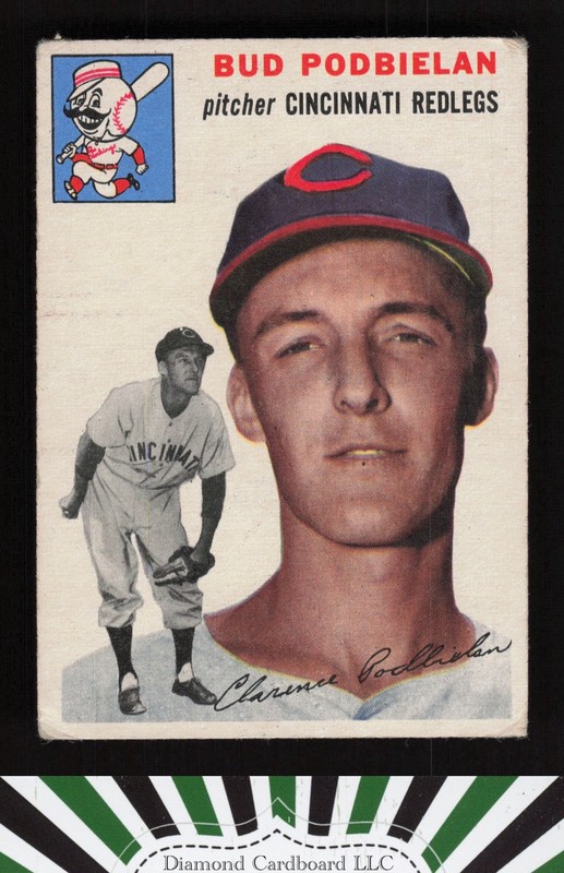 1954 Topps #69 Bud Podbielan VG k, front