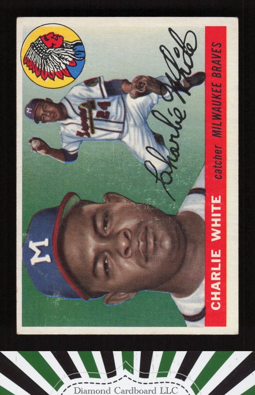 1955 Topps #103 Charlie White VG+ b, front