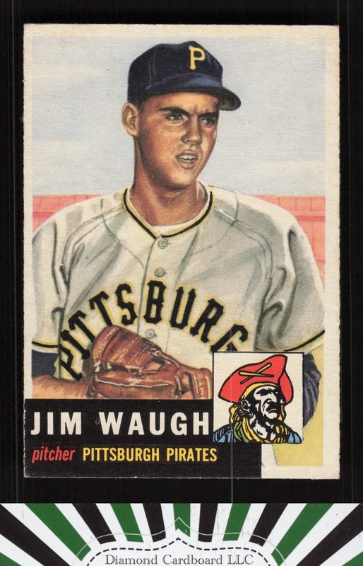 1953 Topps #178 Jim Waugh VGEX i, front