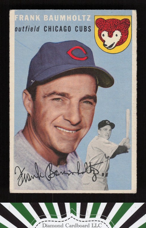 1954 Topps #60 Frank Baumholtz VG+ i, front