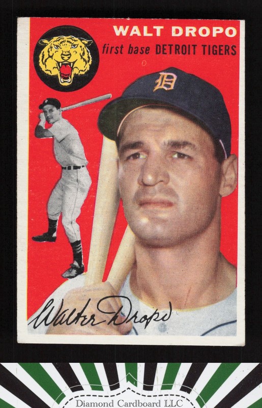 1954 Topps #18 Walt Dropo VGEX d, front