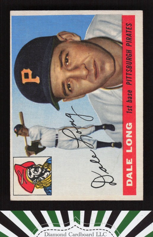 1955 Topps #127 Dale Long VG s, front