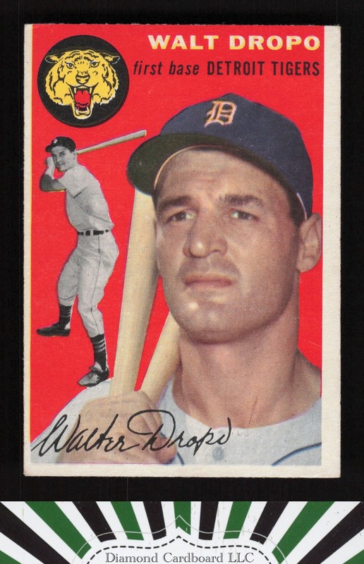 1954 Topps #18 Walt Dropo VGEX i, front