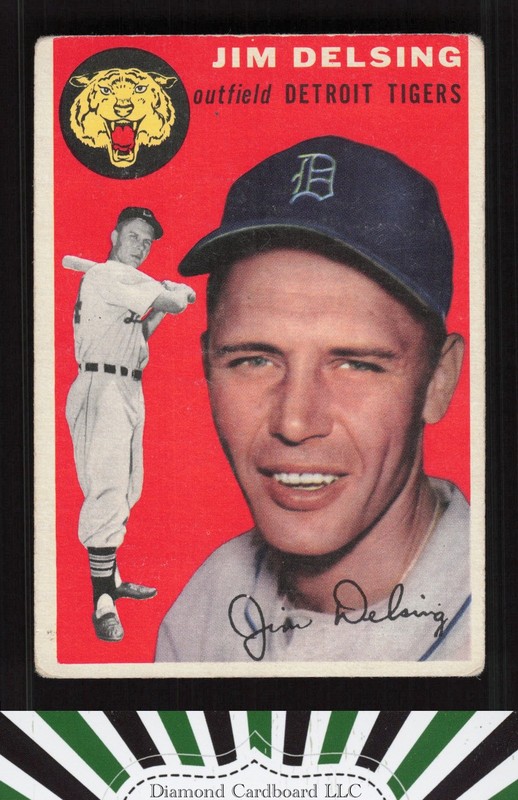 1954 Topps #111 Jim Delsing GD o, front