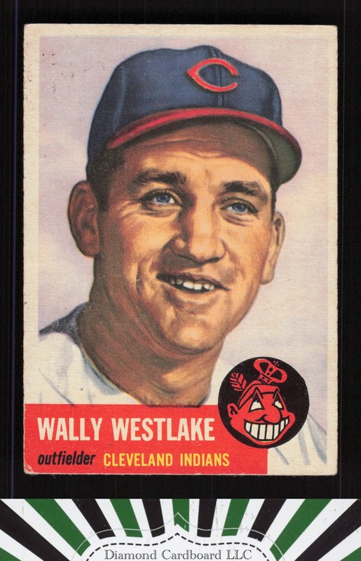 1953 Topps #192 Wally Westlake PR d, front