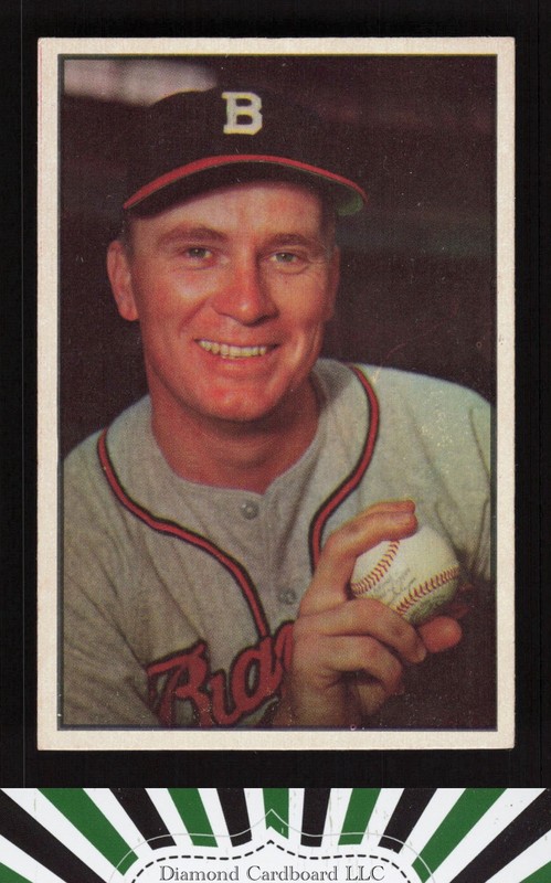 1953 Bowman Color #37 Jim Wilson EX+ [CENTERED] a, front