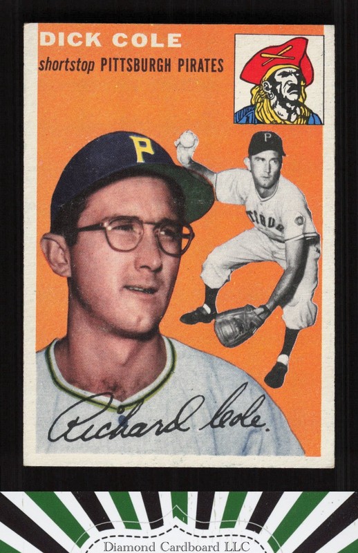 1954 Topps #84 Dick Cole VG+ [CENTERED] l, front