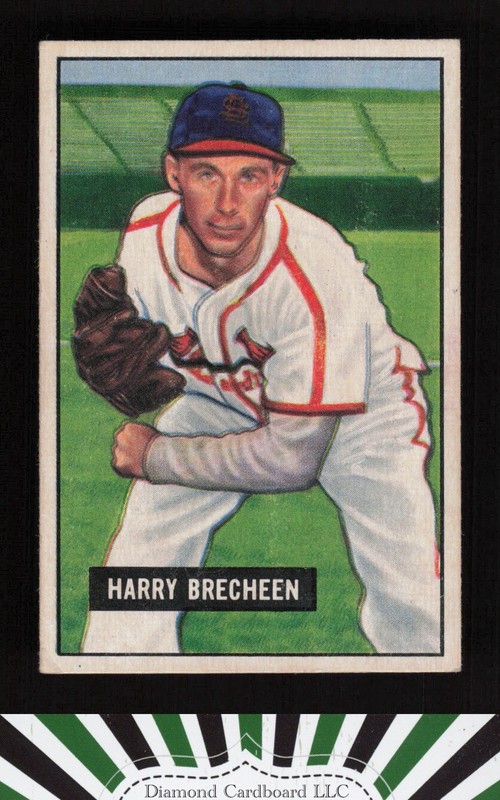 1951 Bowman #86 Harry Brecheen VGEX [CENTERED], front