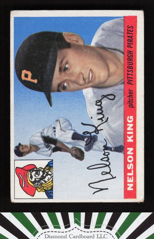 1955 Topps #112 Nelson King GD+ a, front