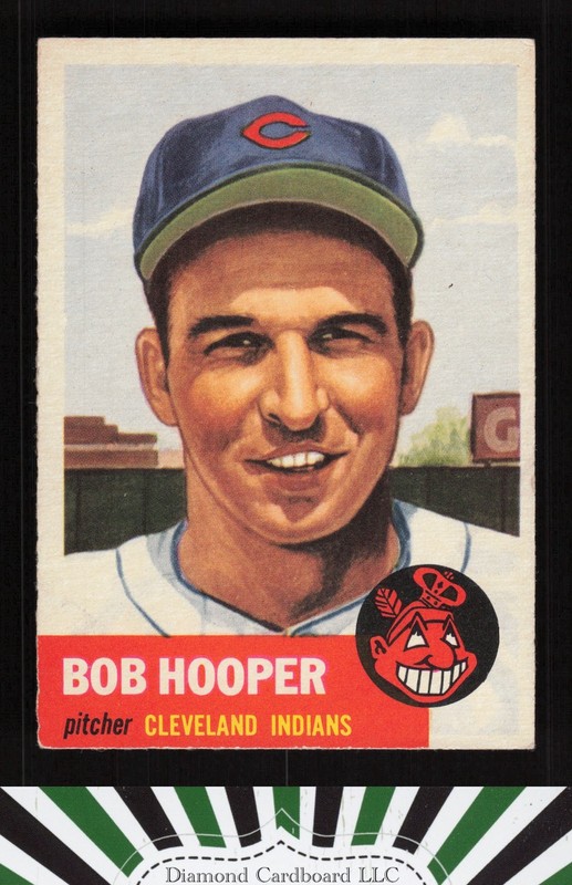 1953 Topps #84 Bob Hooper EX f, front