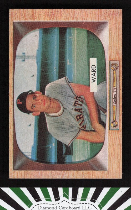 1955 Bowman #27 Preston Ward VGEX, front