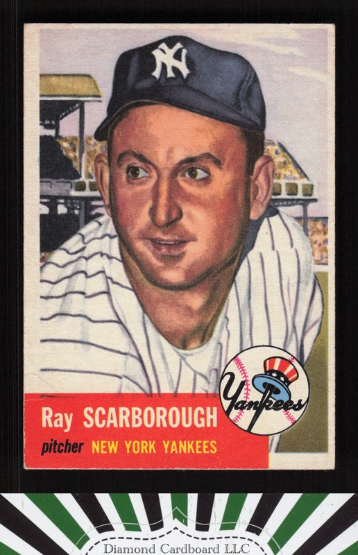 1953 Topps #213 Ray Scarborough VG i, front