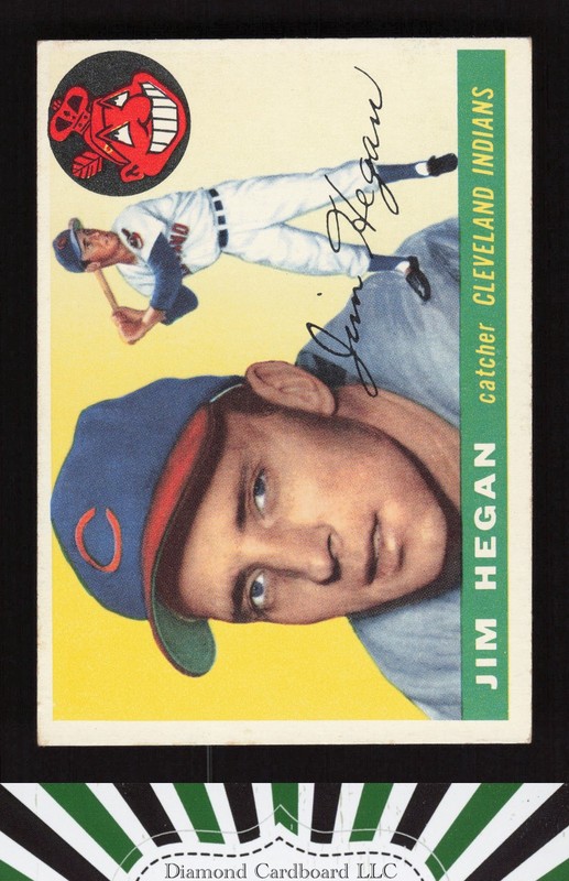 1955 Topps #7 Jim Hegan VGEX+ k, front