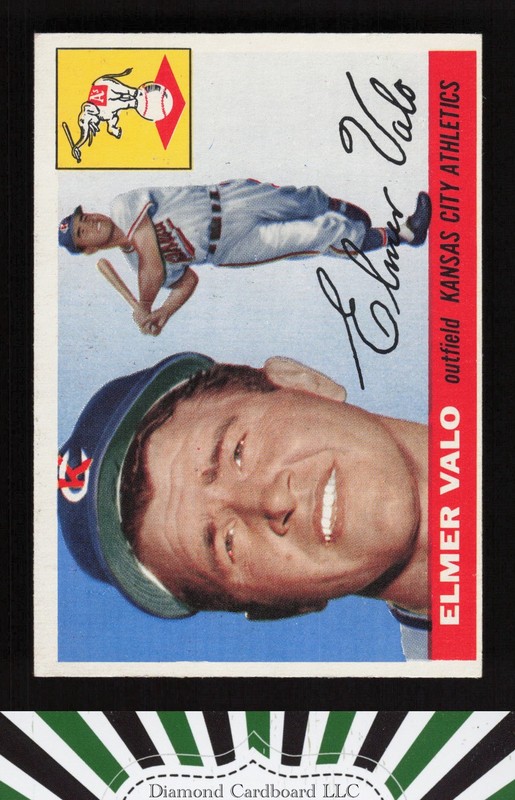 1955 Topps #145 Elmer Valo EX+ h, front