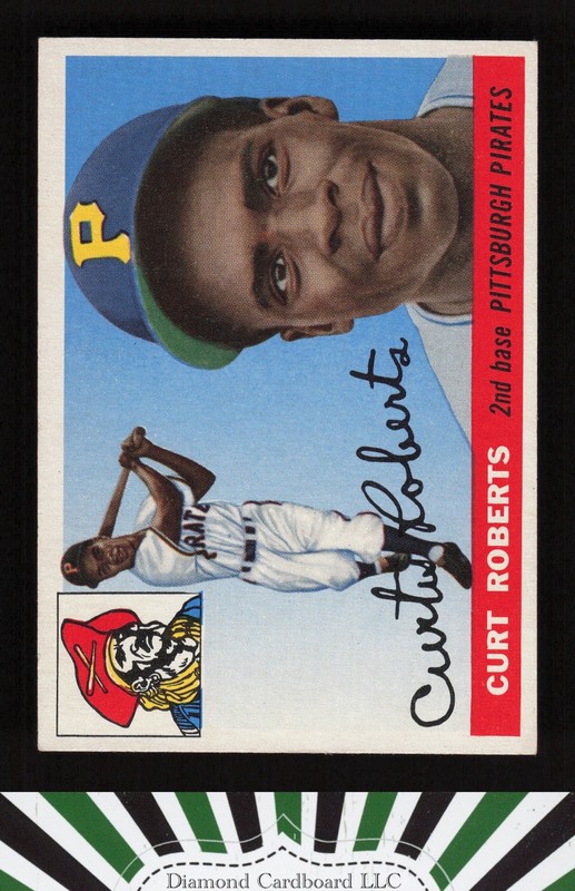 1955 Topps #107 Curt Roberts EX l, front