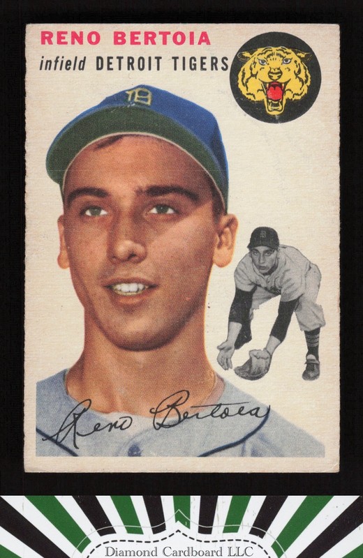 1954 Topps #131 Reno Bertoia VG e, front