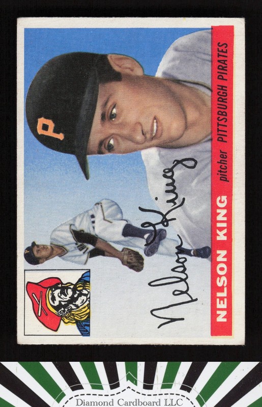 1955 Topps #112 Nelson King VGEX f, front