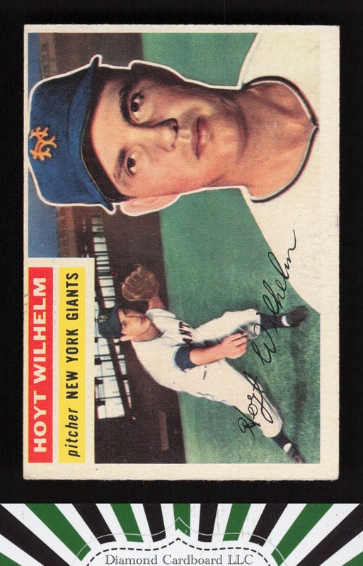 1956 Topps #307 Hoyt Wilhelm VGEX i, front