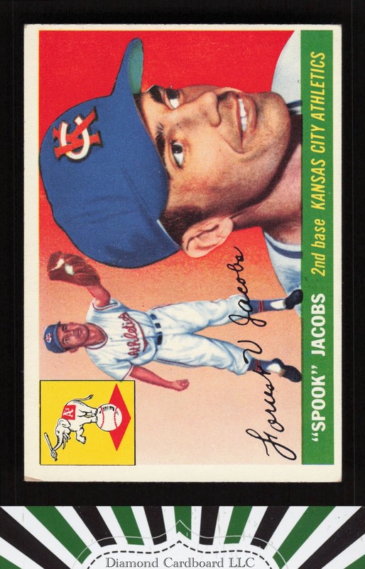 1955 Topps #61 Spook Jacobs VGEX f, front