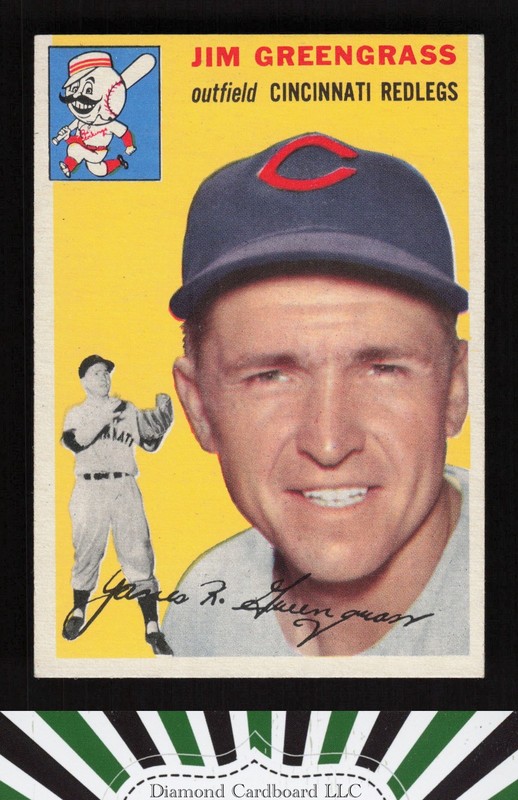 1954 Topps #22 Jim Greengrass EX+ a, front