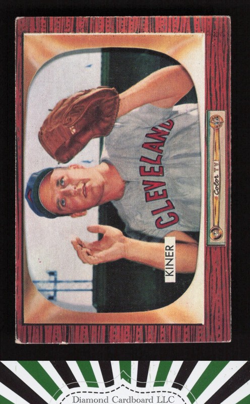 1955 Bowman #197 Ralph Kiner VGEX d, front