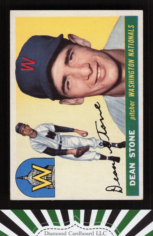 1955 Topps #60 Dean Stone EX [GOOD EYE APPEAL] k, front