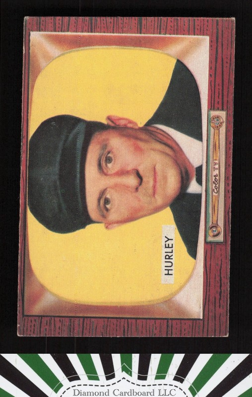 1955 Bowman #260 Edwin H. Hurley EX, front