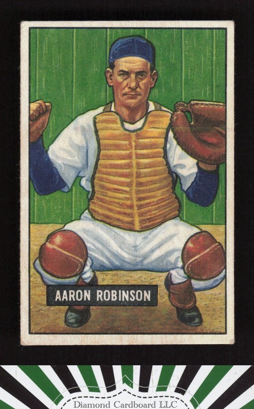 1951 Bowman #142 Aaron Robinson VGEX, front