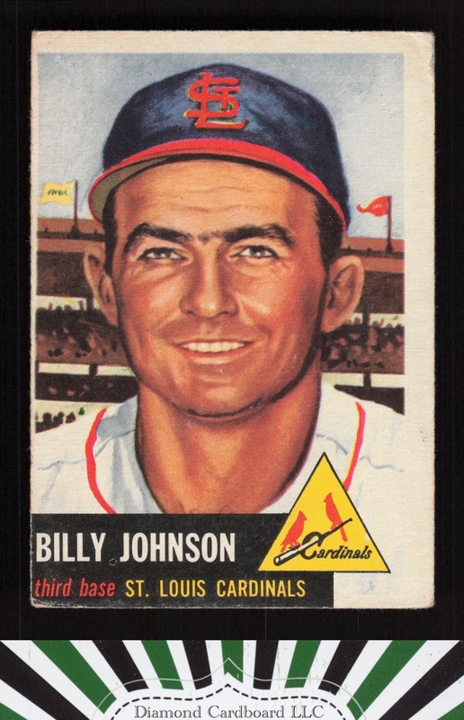 1953 Topps #21 Billy Johnson GD f, front
