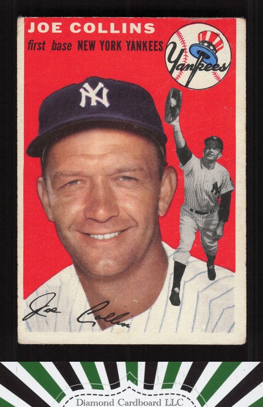 1954 Topps #83 Joe Collins VG h, front