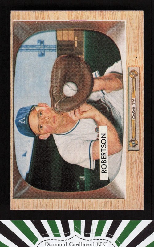 1955 Bowman #5 Jim Robertson VG, front