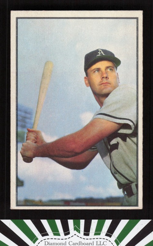 1953 Bowman Color #13 Gus Zernial VGEX a, front