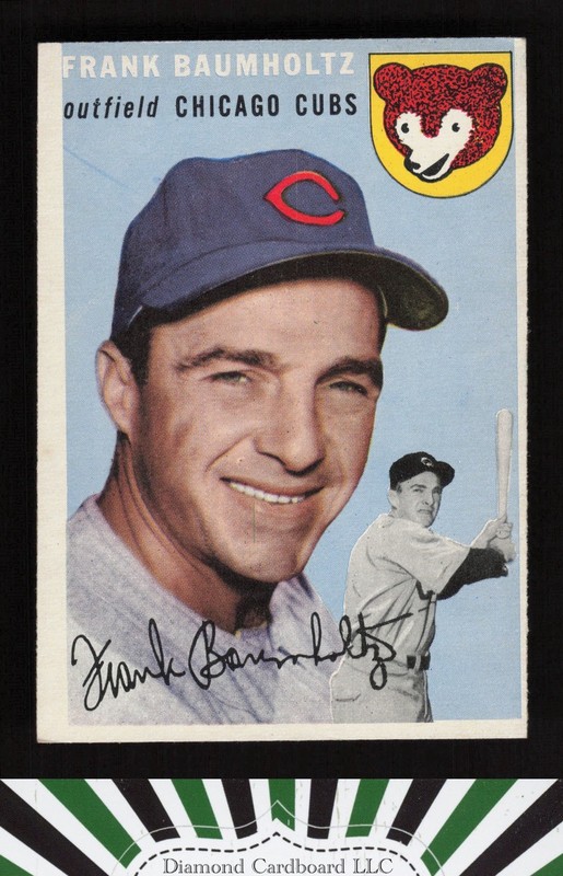 1954 Topps #60 Frank Baumholtz EX l, front