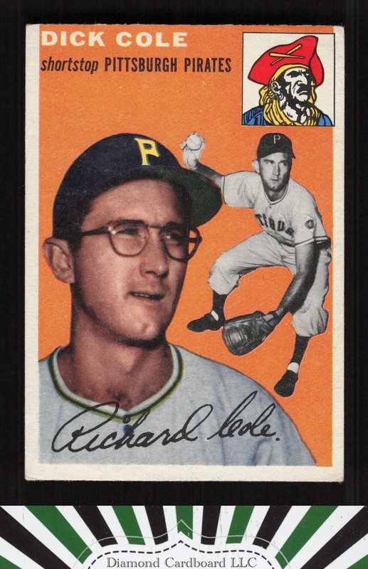 1954 Topps #84 Dick Cole VG+ k, front