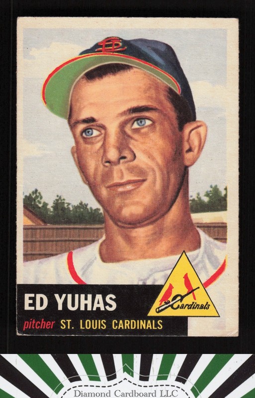 1953 Topps #70 Ed Yuhas VG g, front