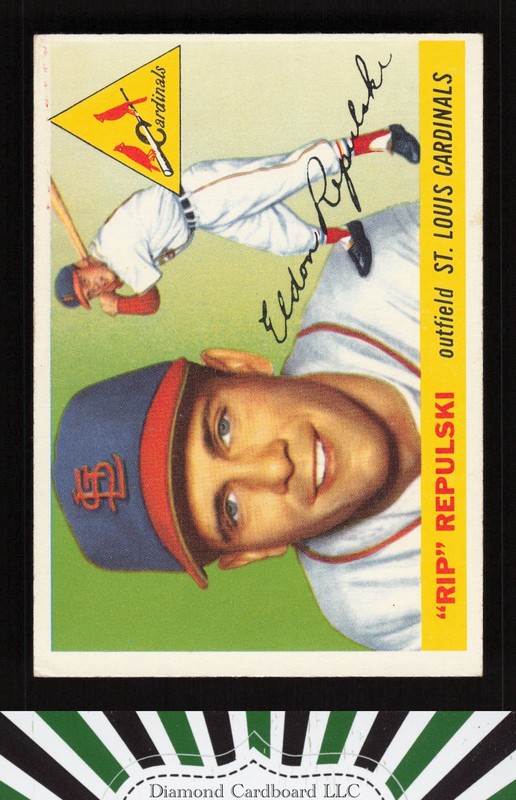 1955 Topps #55 Rip Repulski VGEX+ q, front