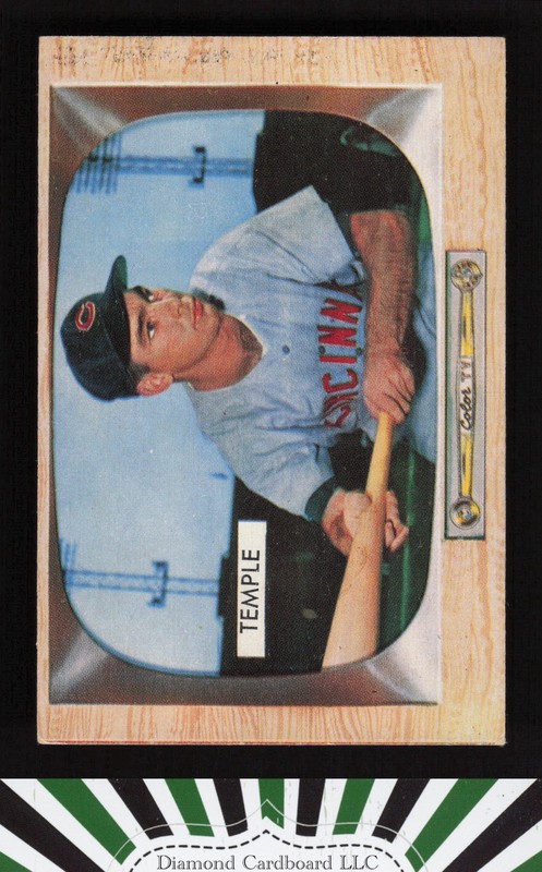 1955 Bowman #31 Johnny Temple VG, front