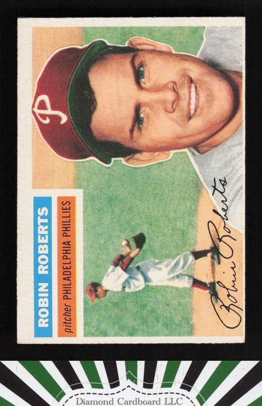 1956 Topps #180 Robin Roberts VGEX f, front
